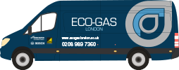 Eco Gas London heating engineers van